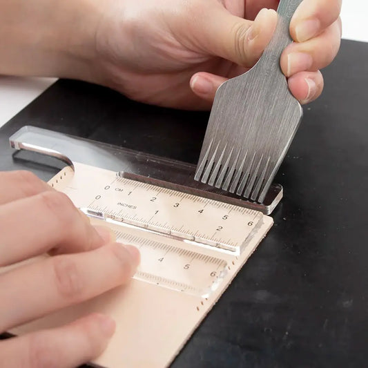 Ivan Acrylic Chisel Aid Template or Stitching Guide.
