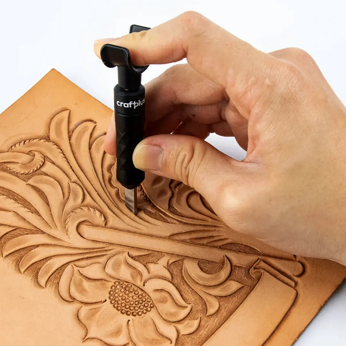 CraftPlus Twist Lock Swivel Knife for Leather Carving.