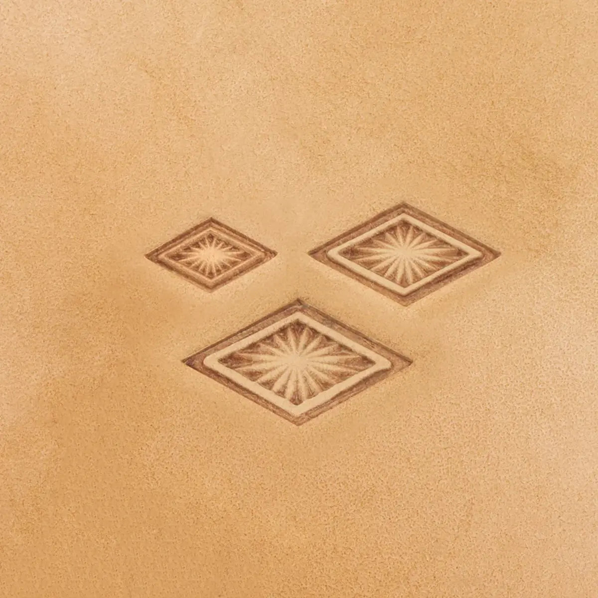 Ivan Diamond Star 3 Piece Leather Tooling Stamp Set.