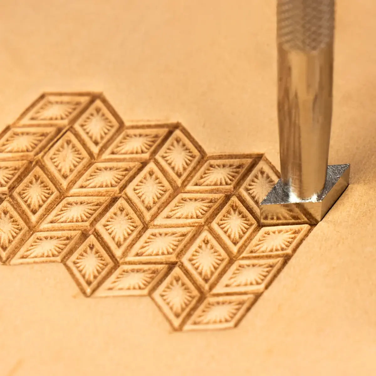 Ivan Diamond Star 3 Piece Leather Tooling Stamp Set.