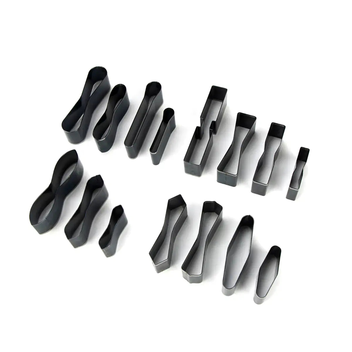Economy D-Ring Tab Shape Die 15 Pcs Set.