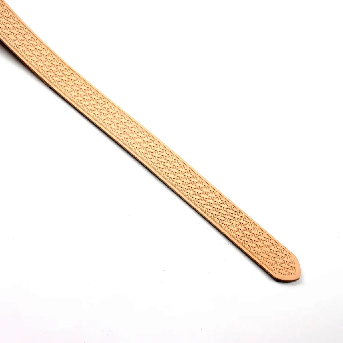 Angle Basketweave Vegetable Tanned Embossed Belt Blanks 9-10oz.