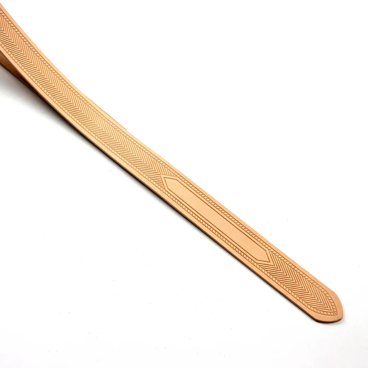 Arrow Weave Vegetable Tanned Embossed Belt Blanks 9-10oz.