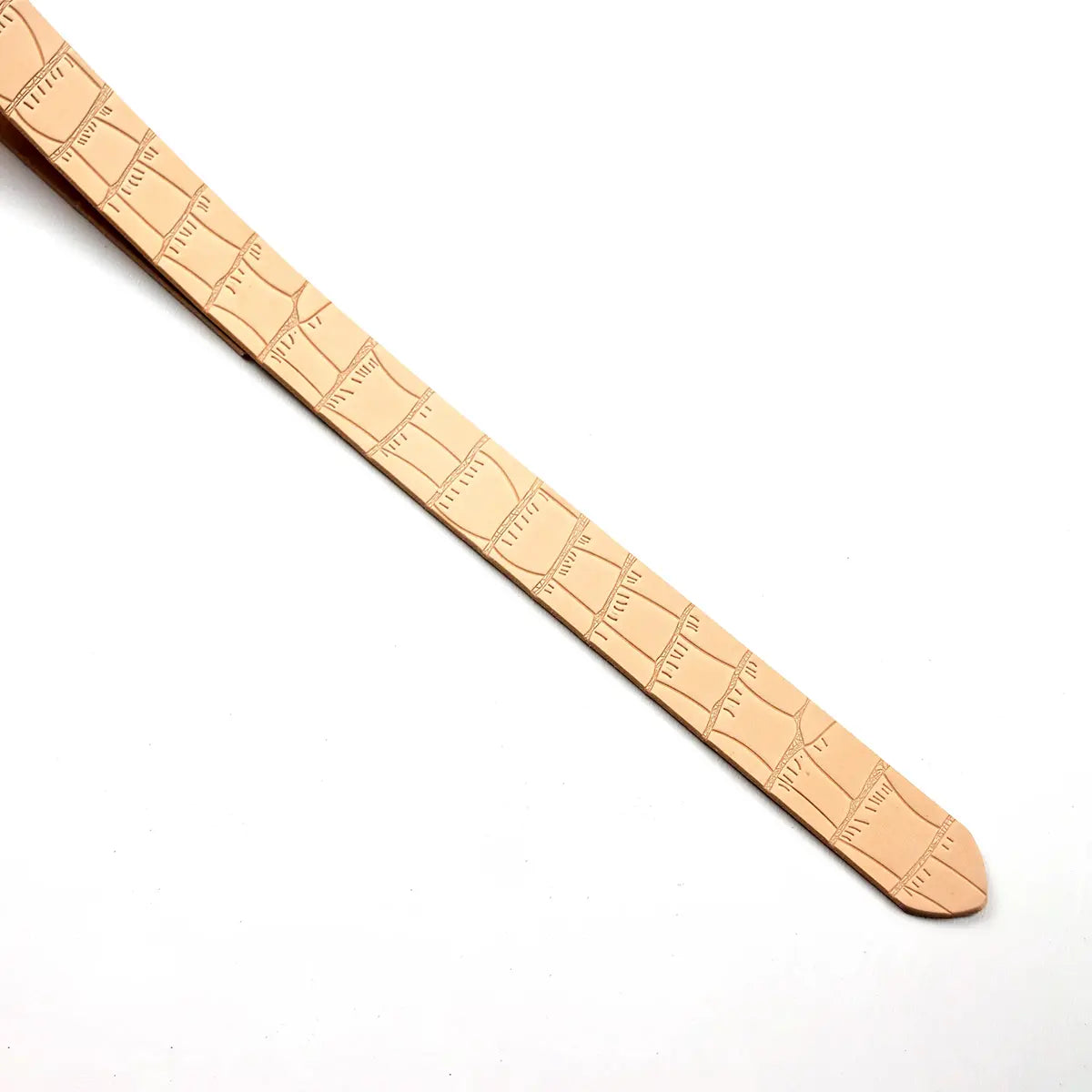 Crocodile Vegetable Tanned Embossed Belt Blanks 9-10oz.