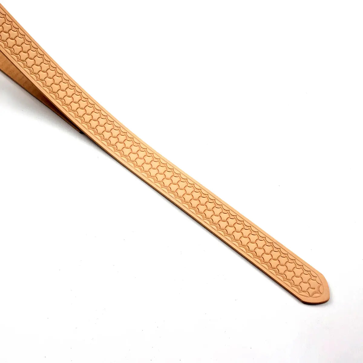 Tri-Weave Vegetable Tanned Embossed Belt Blanks 9-10oz.