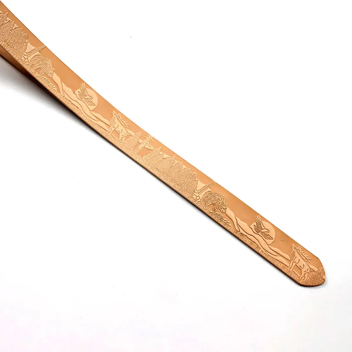 Wildlife Vegetable Tanned Embossed Belt Blanks 9-10oz.