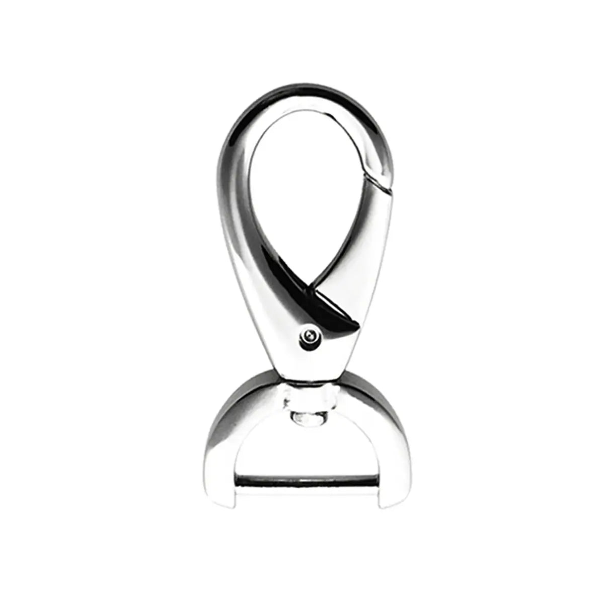 3/4 Inch Nickel Flat Arch Swivel Snaps.
