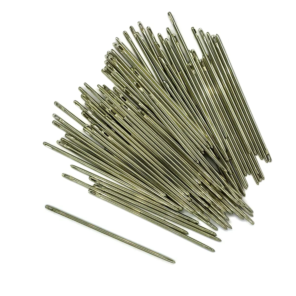 Large #000 Harness Needles for Leatherwork - 100 Pack.