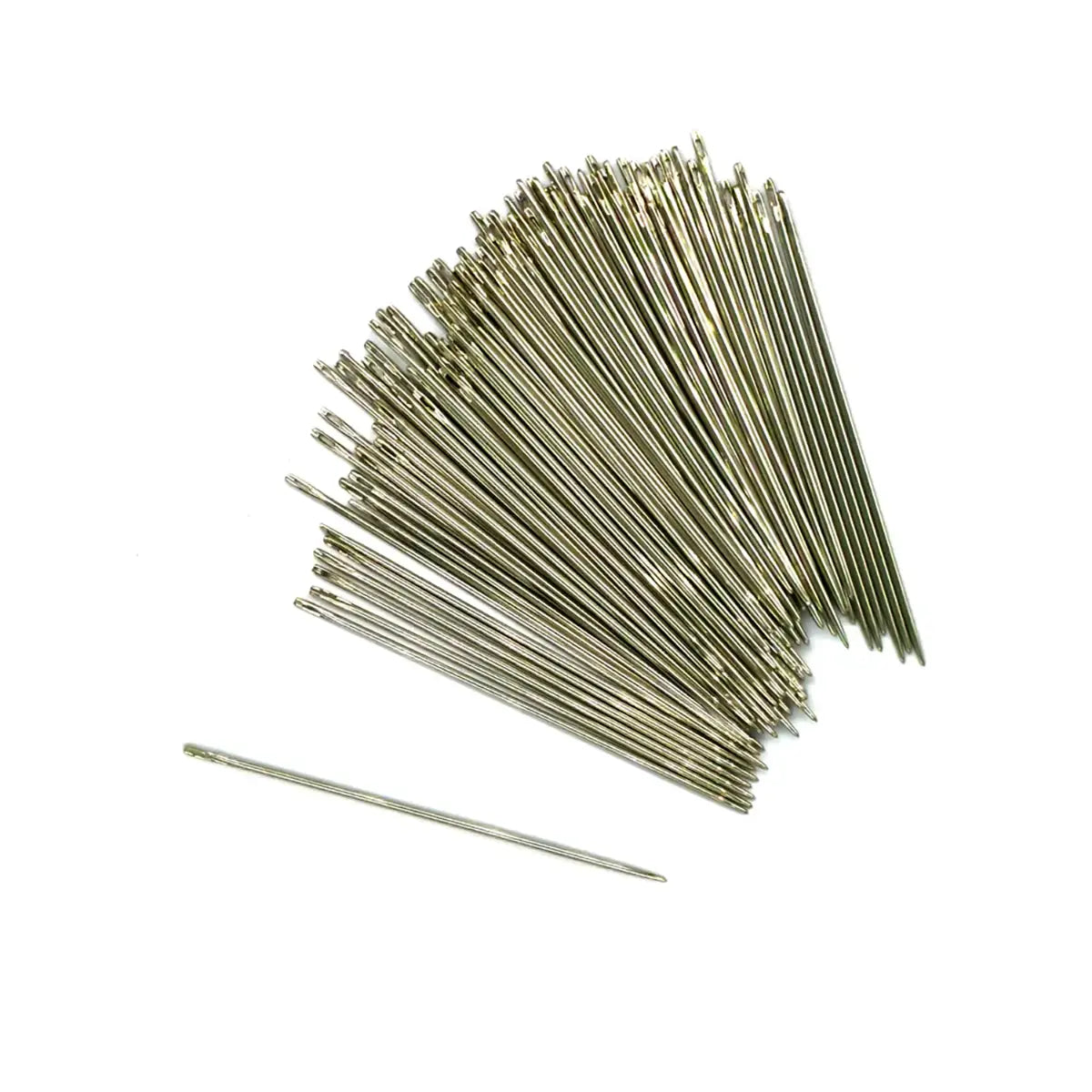 Medium #0 Harness Needles for Leatherwork - 100 Pack.