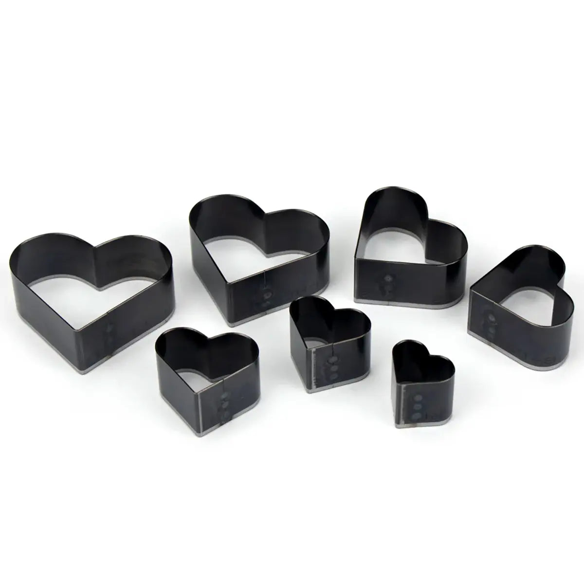 Economy Heart Shape Die 7 Pcs Set.