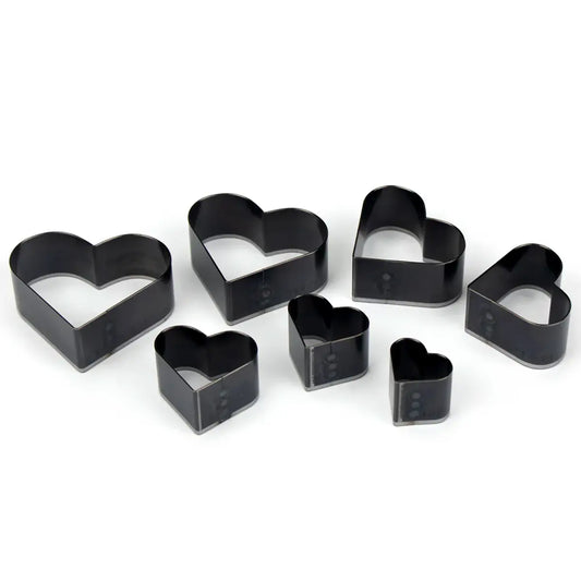 Economy Heart Shape Die 7 Pcs Set.