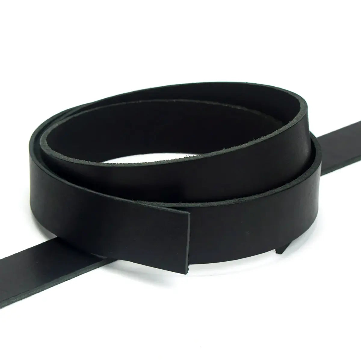 Black Heavy Weight Vegetable Tanned Strips 9-10oz.