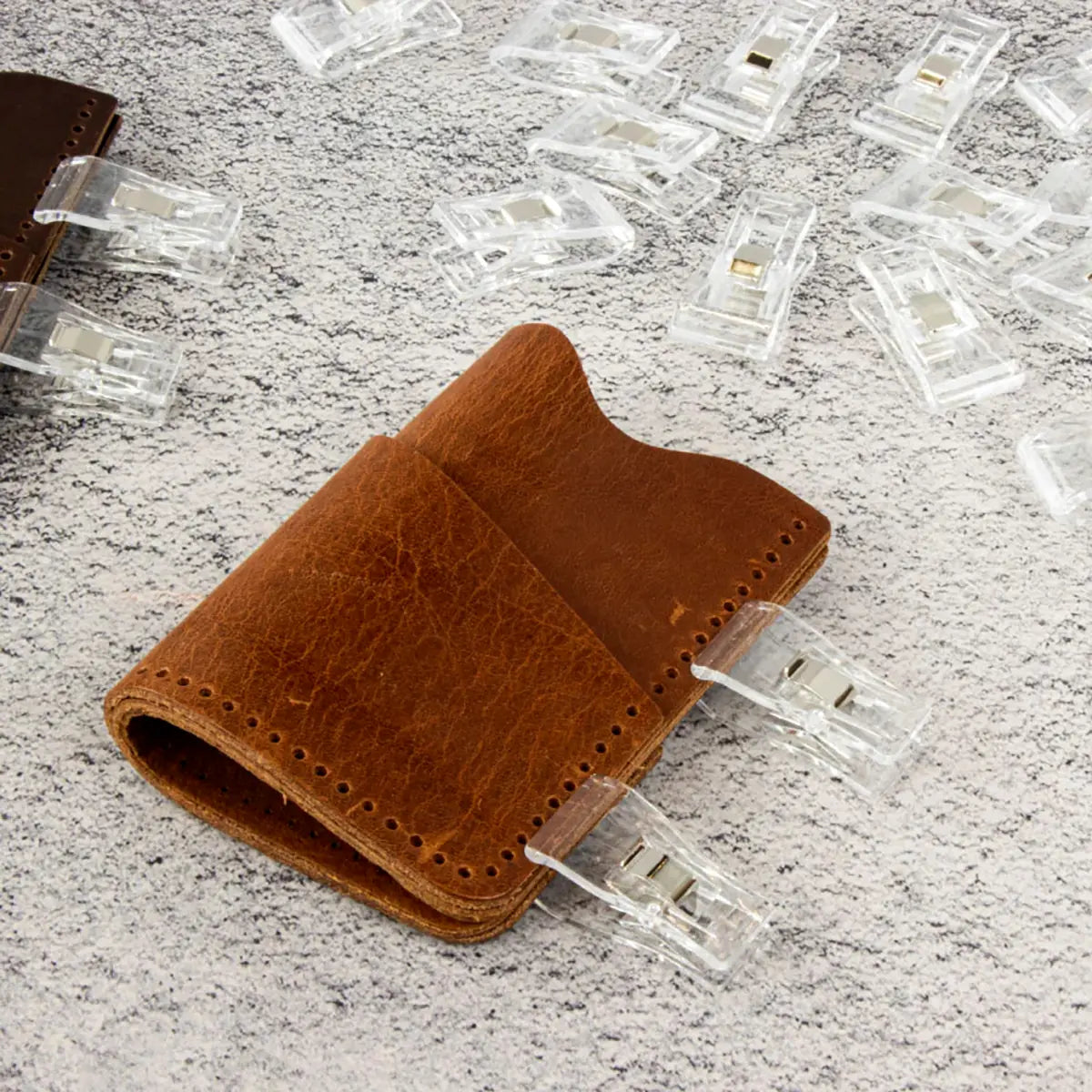 Leather Edge Clips 25 Pack.