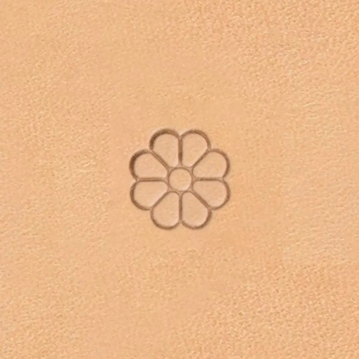 J787 - Ivan Leather Tooling Flower Center Stamps.