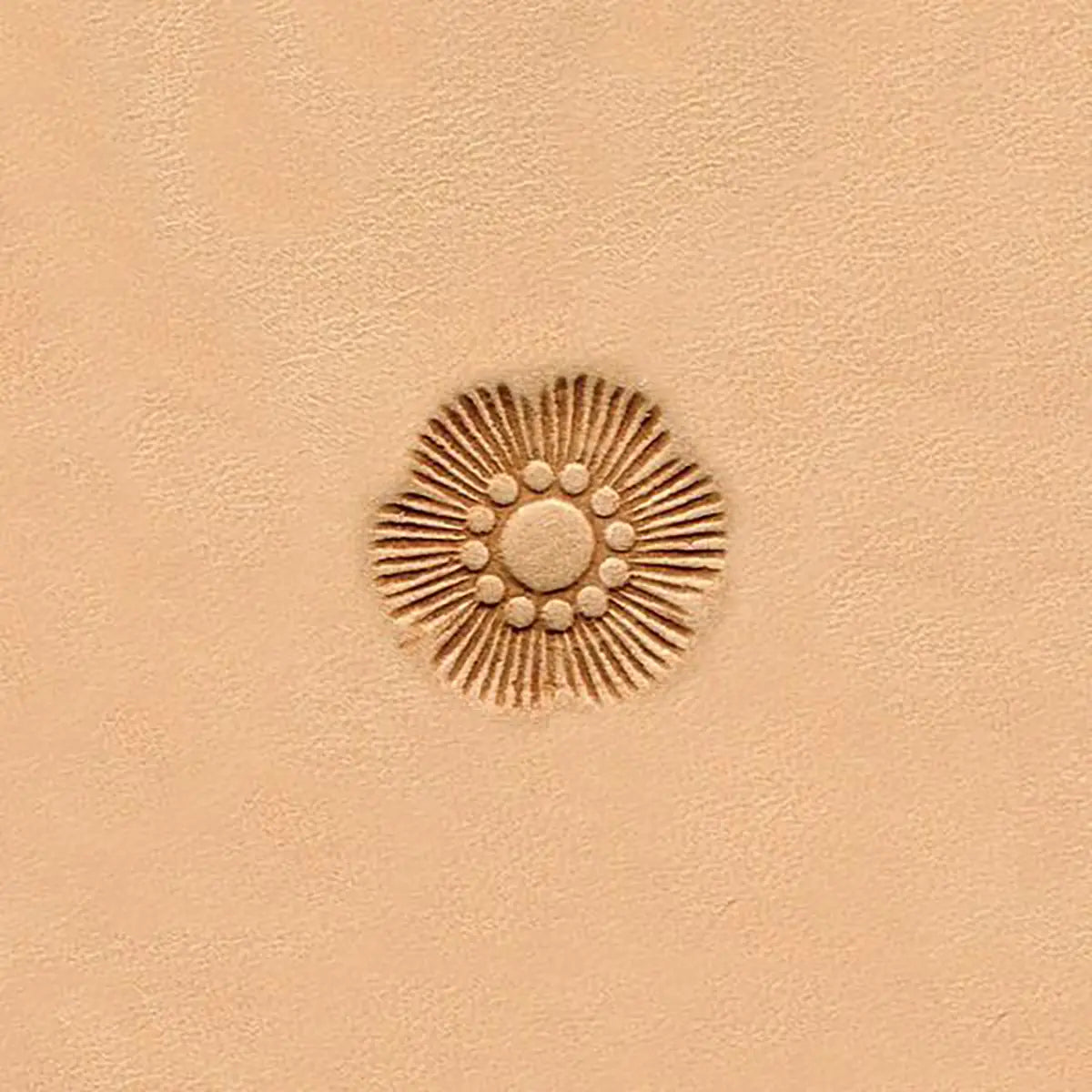 J816 - Ivan Leather Tooling Flower Center Stamps.