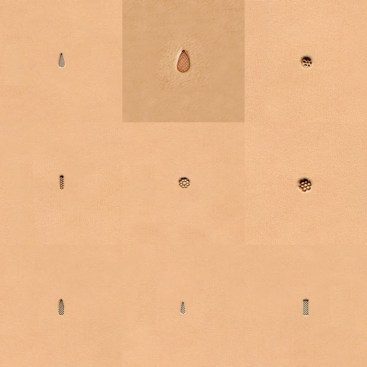 Ivan Leather Tooling Background Stamps Group 1.