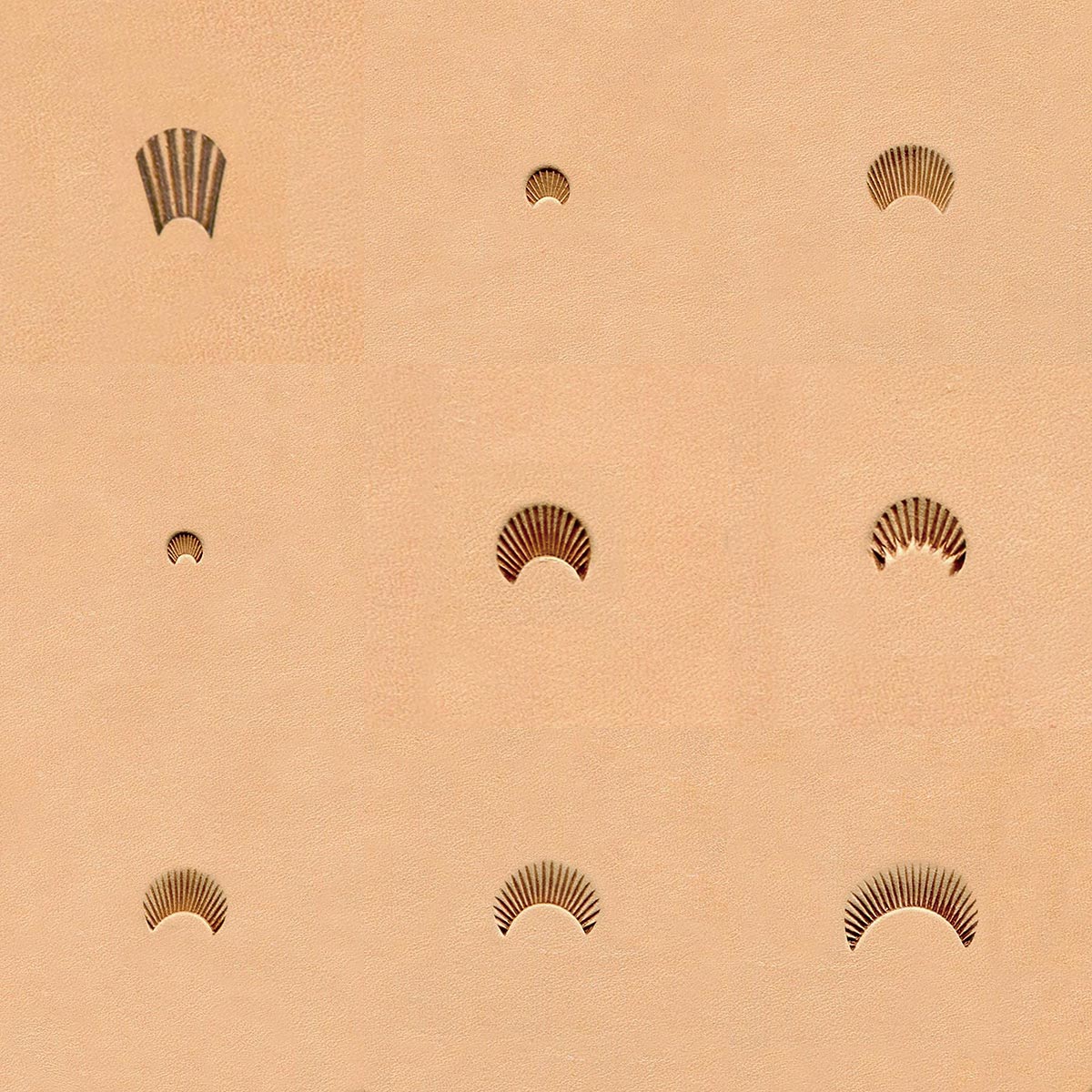 Ivan Leather Tooling Stamps -  Camouflage C366 - C454.