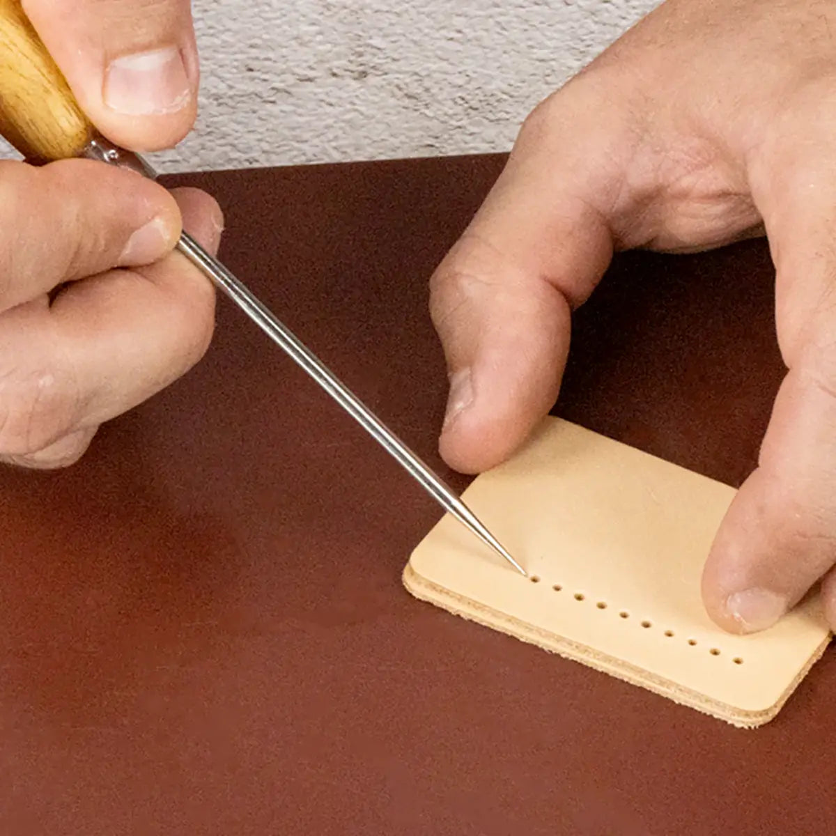 Ivan Long Scratch Awl for Leather Marking.