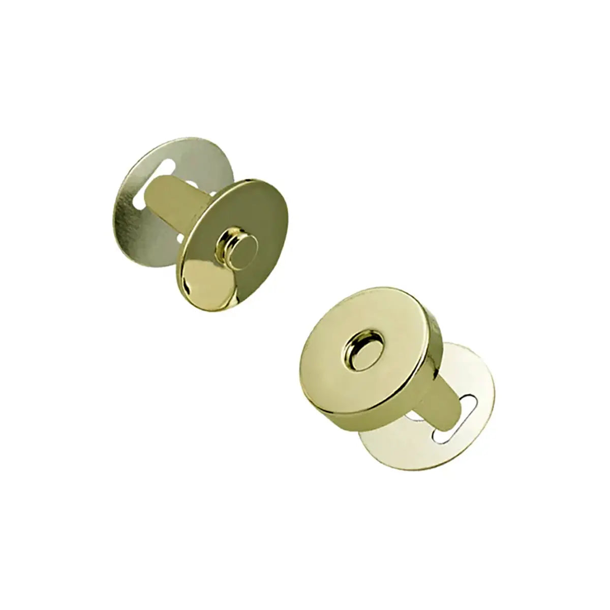 15mm Gold Ivan Magnetic Bag Snap Clasps.