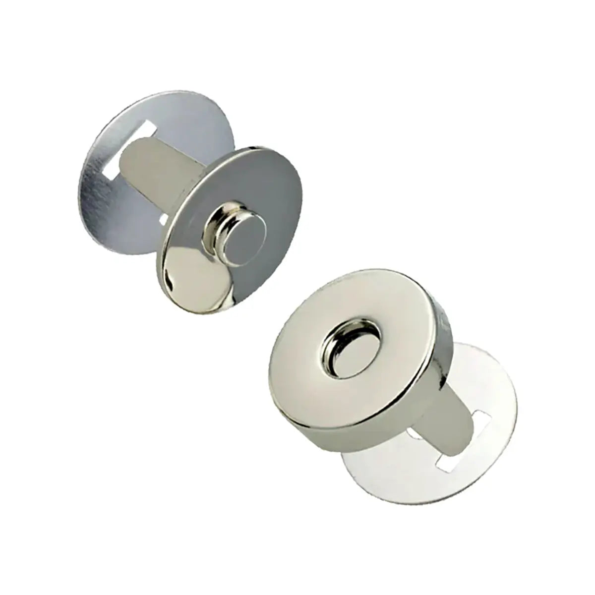 18mm Nickel Ivan Magnetic Bag Snap Clasps.