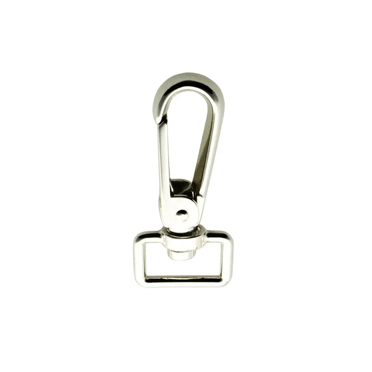 Nickel Ribbon Swivel Spring Snaps.