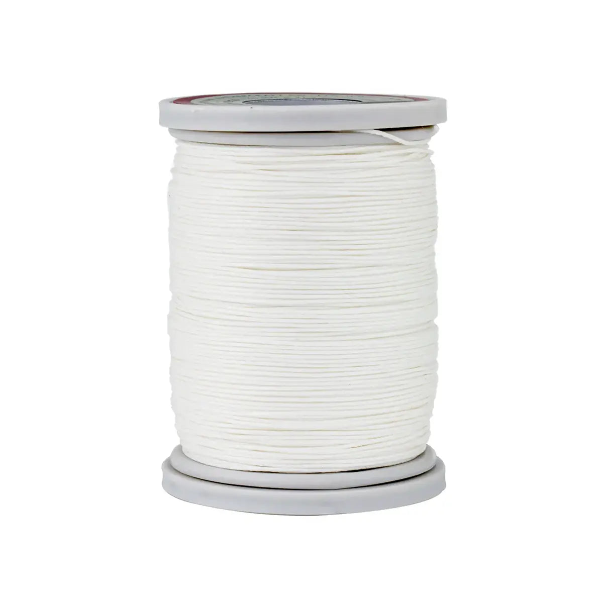 White CraftPlus Premium Linen Thread 0.55mm, 100 yards.