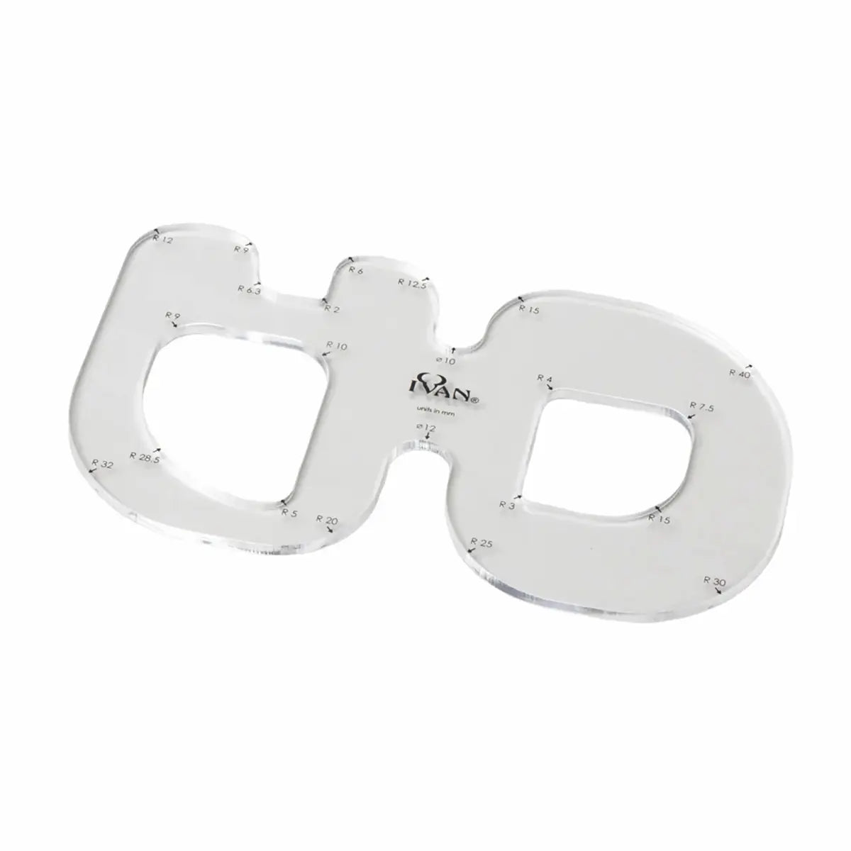 Ivan Radius Acrylic Template.