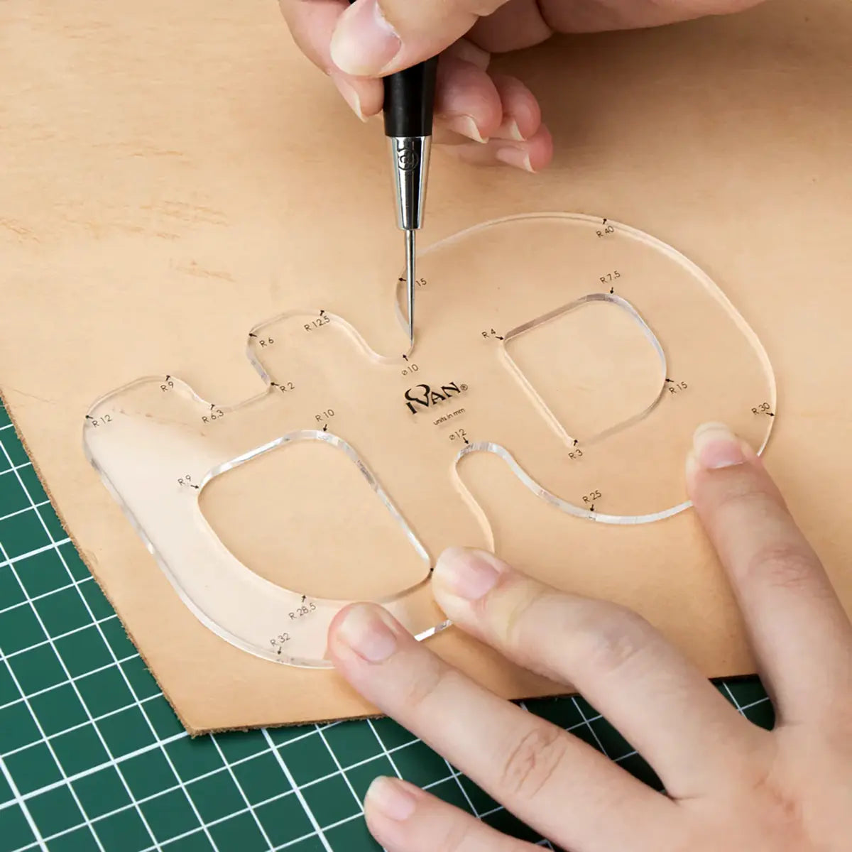 Ivan Radius Acrylic Template.