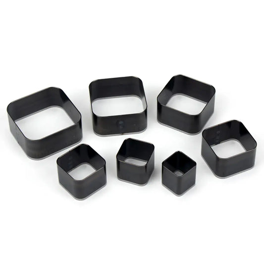 Economy Rounded Corner Square Shape Die 7 Pcs Set.