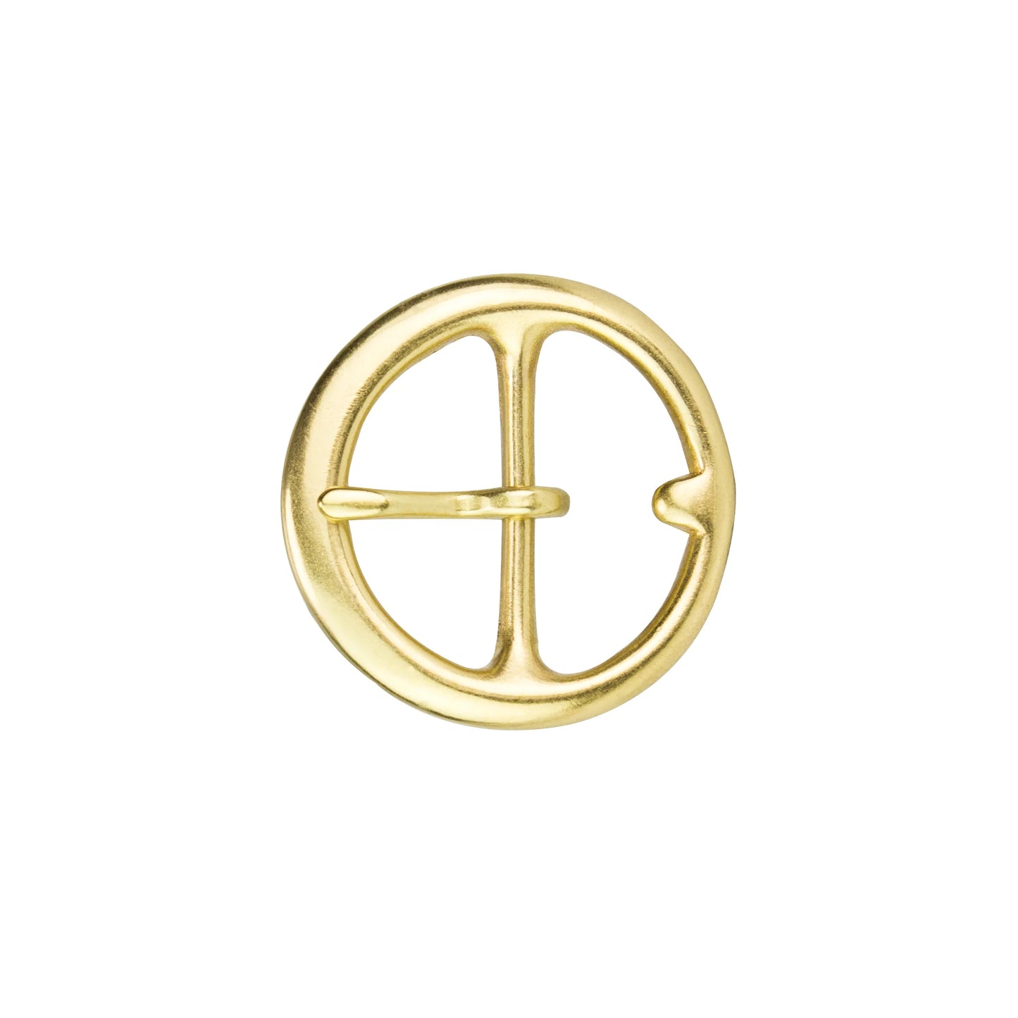 Ivan Solid Brass Round Buckles - 1 Inch.