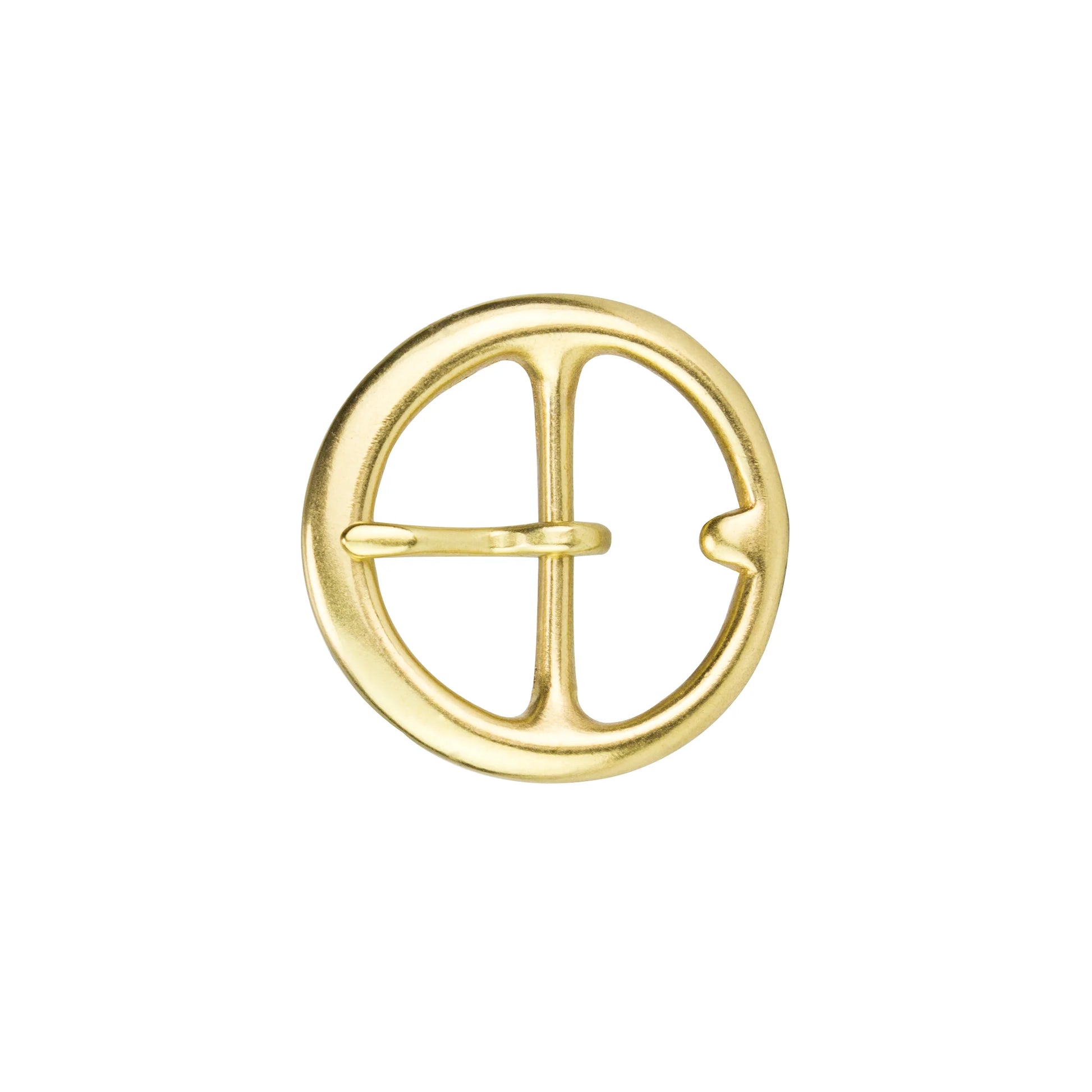 Ivan Solid Brass Round Buckles - 1 Inch.