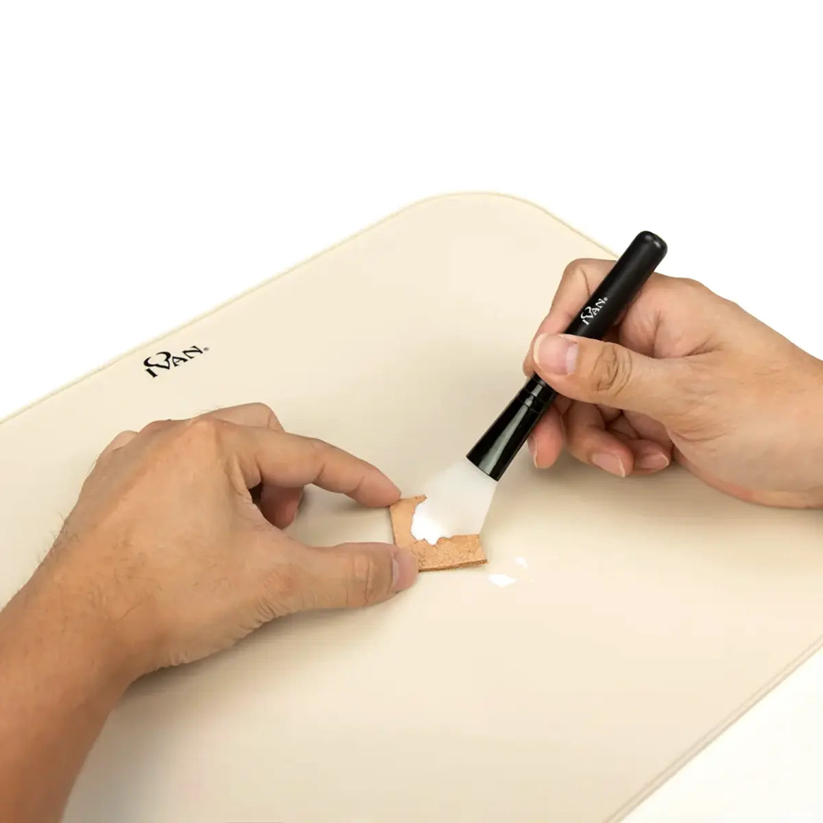 Ivan Silicone Glue Mat for Leatherworking.