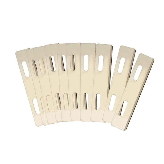 Stainless Steel Replacement Blades 10 Pack.