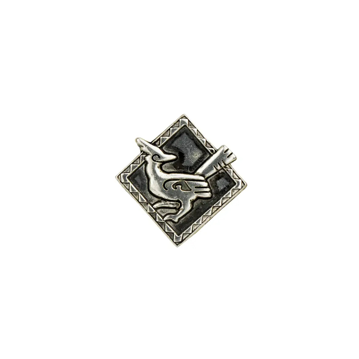 Bird Square Decorative Rivet Back Critter Conchos