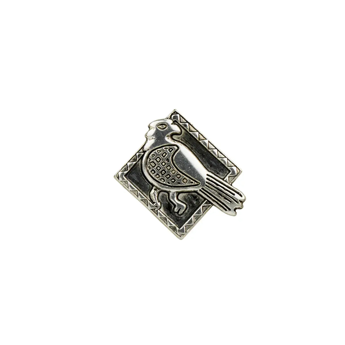 Peacock Square Decorative Rivet Back Critter Conchos.
