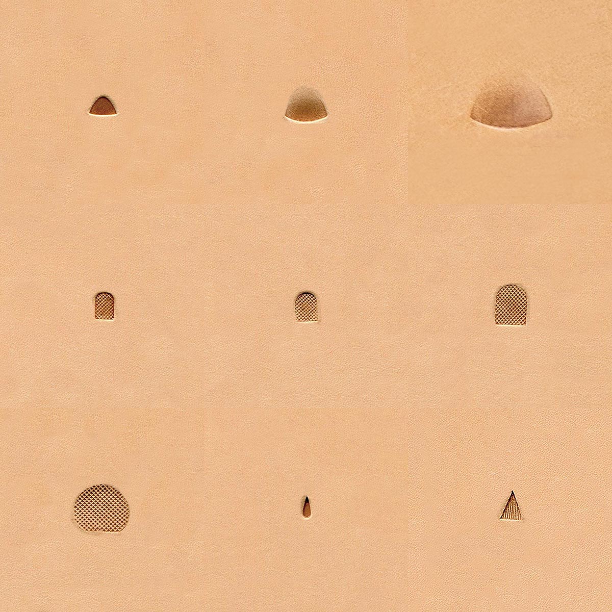 Ivan Leather Tooling Stamps - Figure Carving F895-F910.