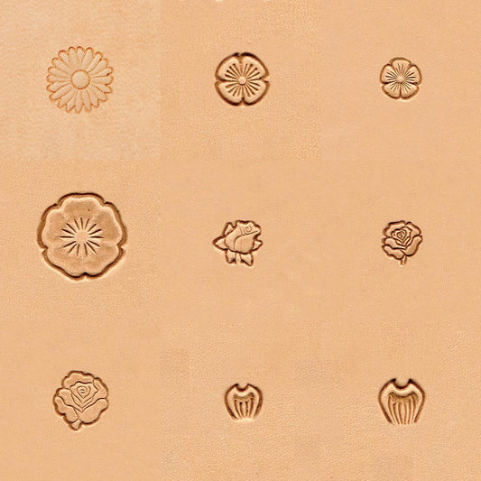 Ivan Leather Tooling Stamps -  Floral E590 - Y649.