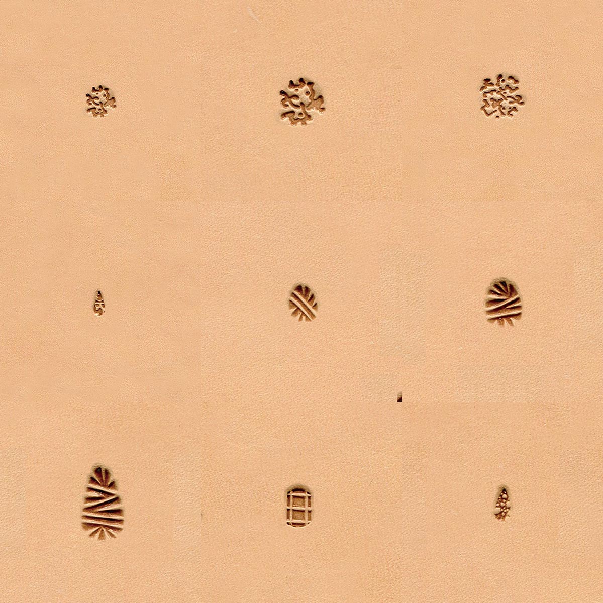 Ivan Leather Tooling Stamps - Matting E294-M881.