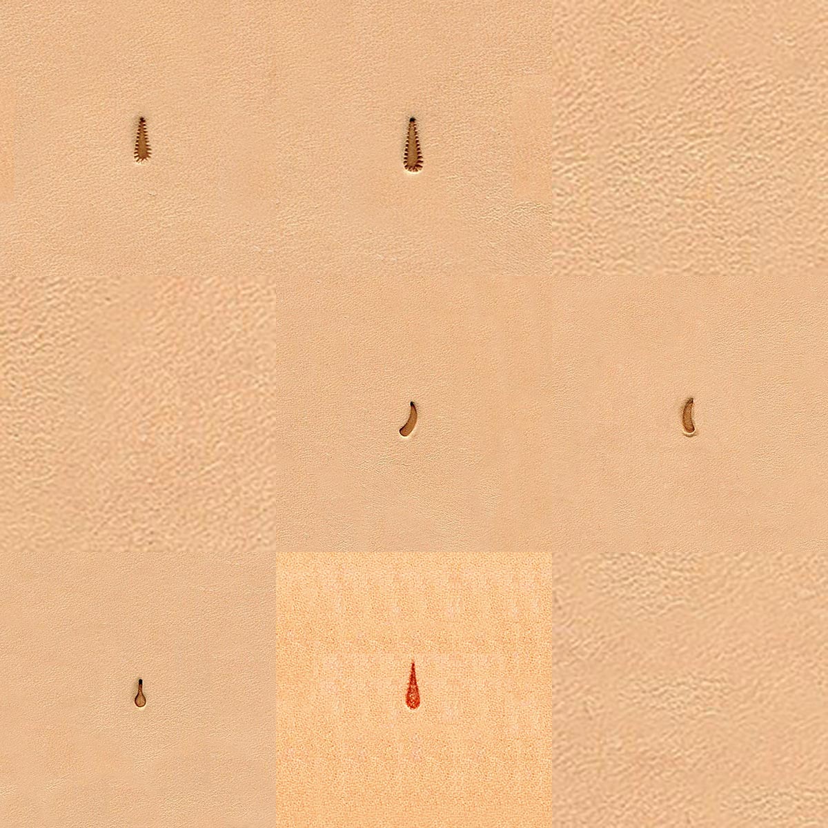 Ivan Leather Tooling Stamps -  Stops H359-H908.