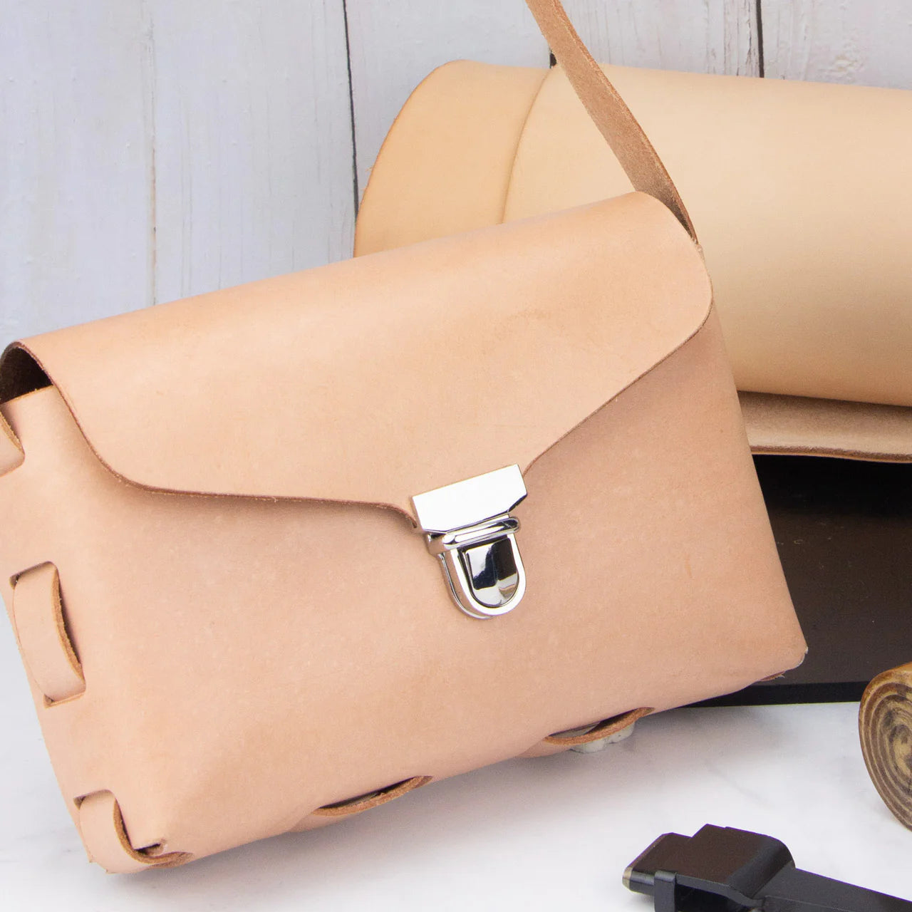 Nickel Tuck Lock Clasps.