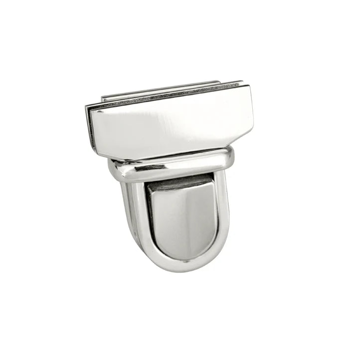 Medium Nickel Tuck Lock Clasps.