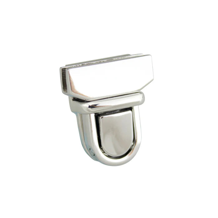 Small Nickel Tuck Lock Clasps.