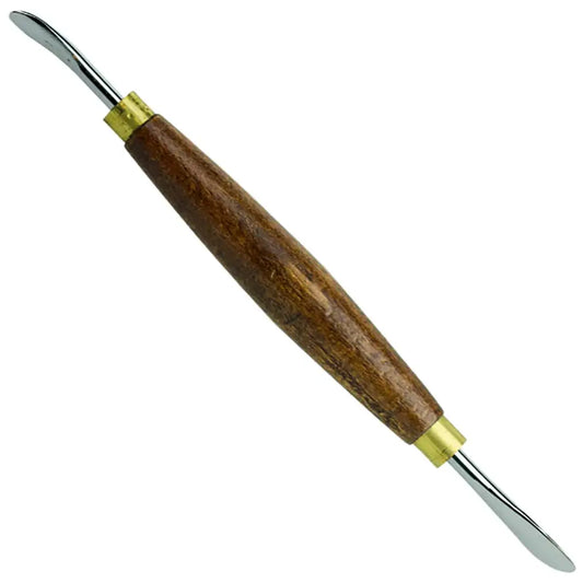Spoon and Wedge Beechwood Handle Modeling Tools.