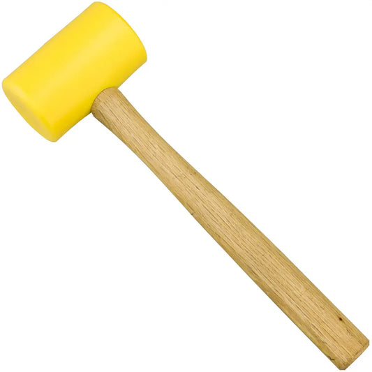 Ivan Yellow Poly Mallet 14oz for Leatherworking.