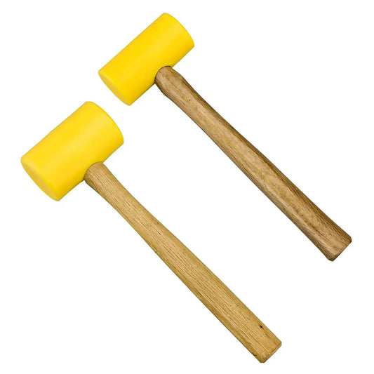 Yellow Poly Mallets for Leathercrafting.