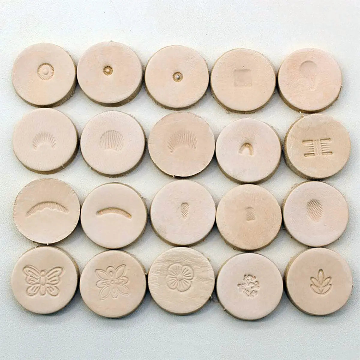 Leather Tooling 20 Piece Stamp Set