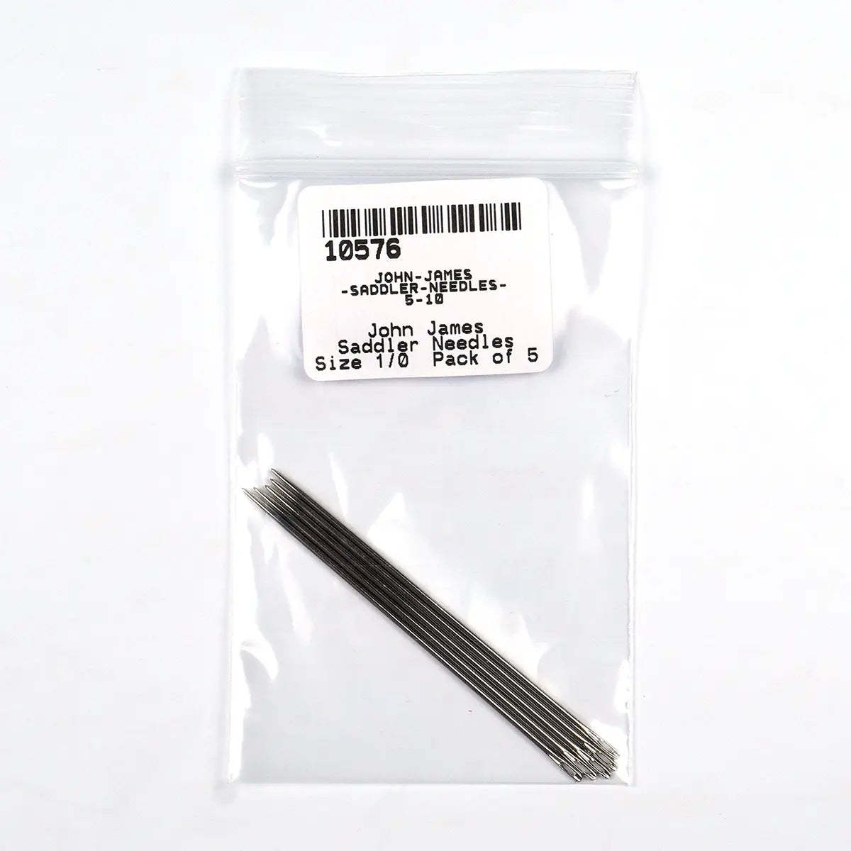 John James Saddlers Harness Needles 5 pack 1/0.