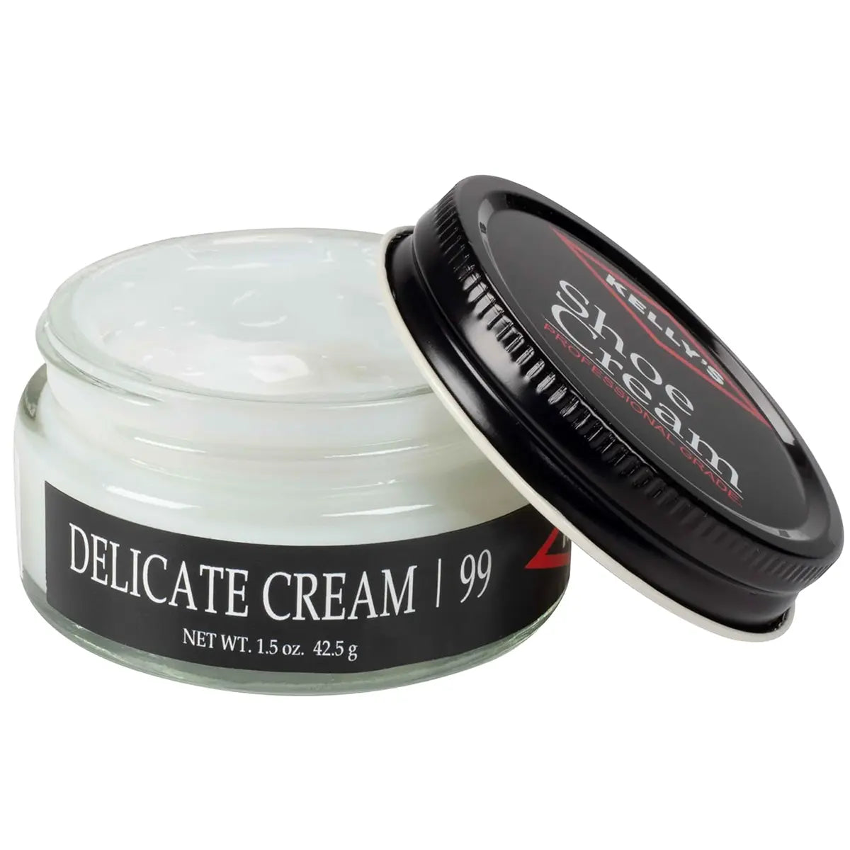 Delicate Cream - Kelly's Professional Grade Shoe Cream 1.5oz Jar.