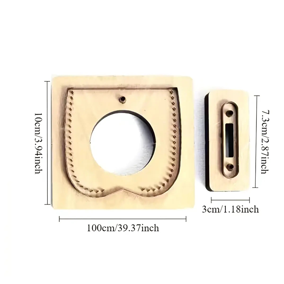 Lighter Case with Keyring Tab Cutting Die.