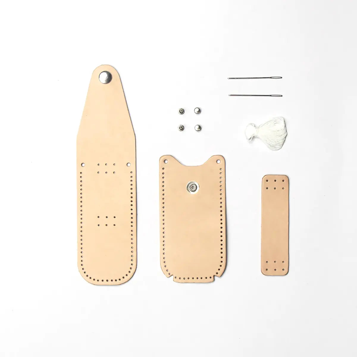 MakerAid Folding Knife Leather Pouch Kit.